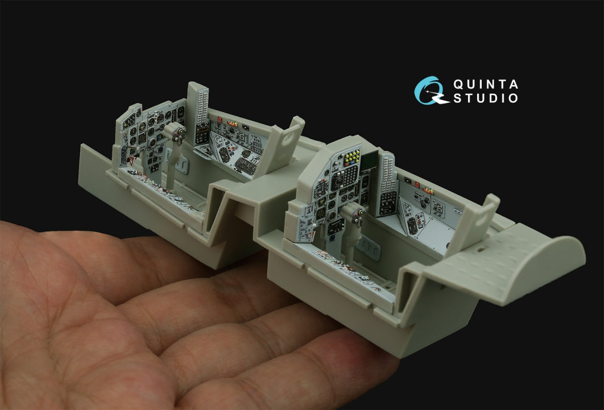Intérieur imprimé en 3D et coloré du MiG-29UB (Trumpeter) de Quinta Studio QDS-32227 (Petite version) 1/32 – Bild 10