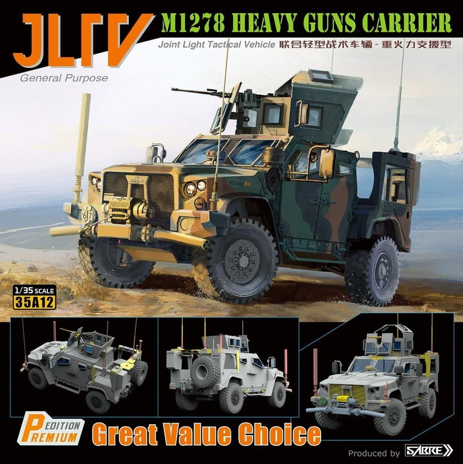 Saber 35A12-PRM JLTV M1278 Transporteur de canons lourds - Édition Premium 1/35 – image 2