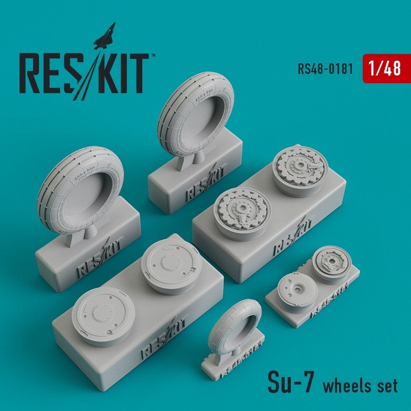 RESKIT RS48-0181 Jeu de roues Su-7 1/48