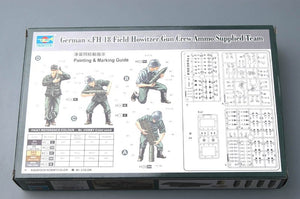 Trumpeter 00426 Équipe de ravitaillement en munitions de l&amp;#39;obusier de campagne allemand s.FH 18 (échelle 1/35) – imagen 3