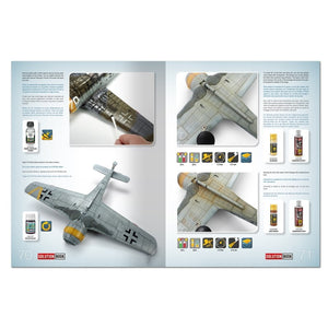 AMMO by Mig Jimenez 6535 SOLUTION BOOK 32 - BLACK EDITION: How to Paint Late WWII Luftwaffe Aircraft (Multilingual)