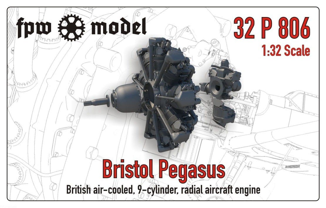 FPW Model 32P806 Bristol Pegasus 1/32