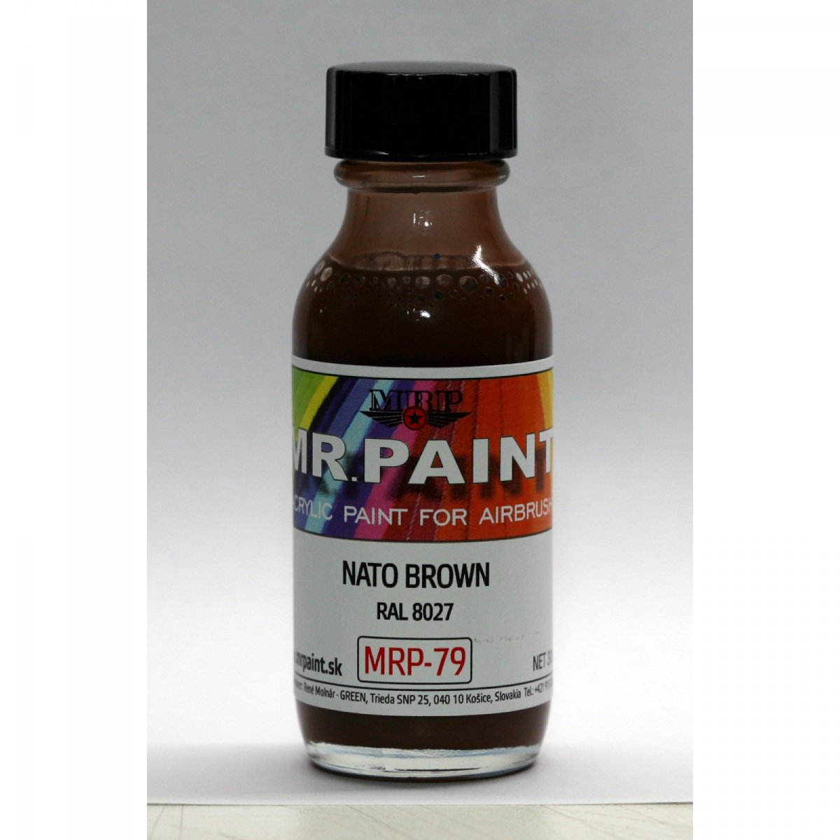 Peinture MR. Paint MRP-079 Brun OTAN Véhicule blindé moderne 30 ml – immagine 2