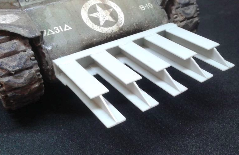 Panzer Art RE35-578 T1 « Dispositif Rhino » pour chars américains modèle 4 1/35  – image 2