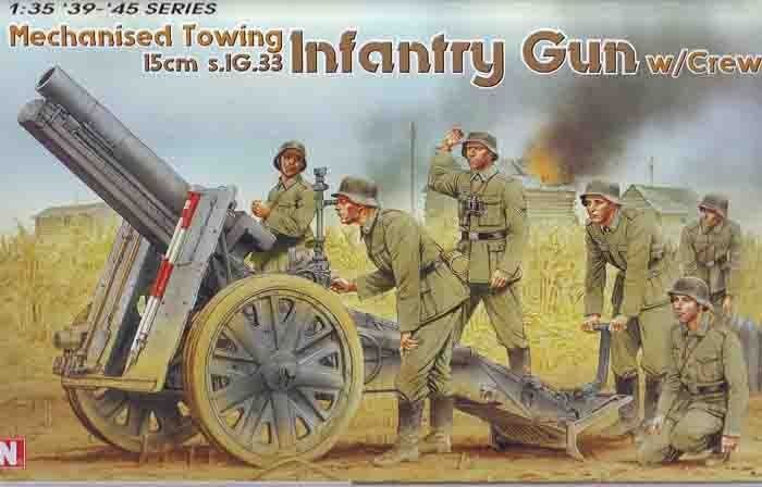 Dragon 6261 Canon d&amp;#39;infanterie de 15 cm avec équipage (1/35)