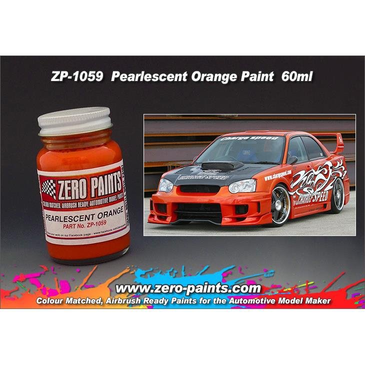 Peinture Zero Paints ZP-1059 Orange nacré 60 ml