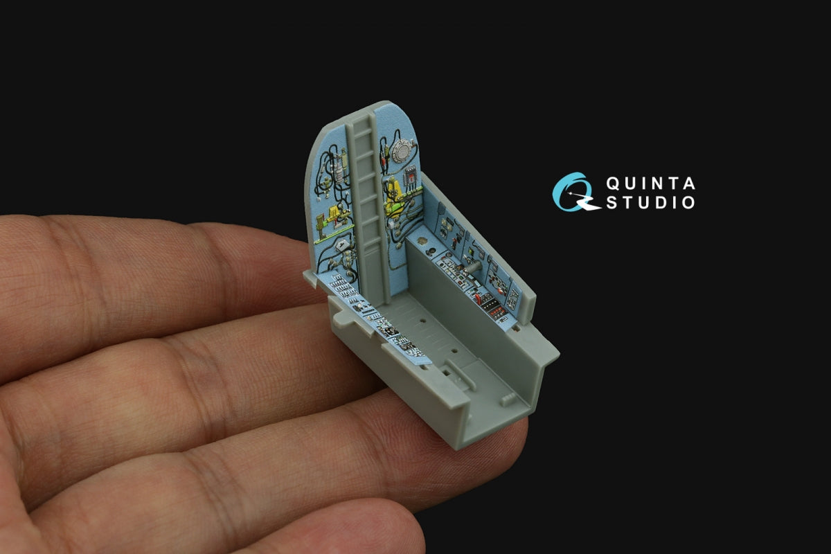Intérieur imprimé en 3D et coloré sur papier décalcomanie Quinta Studio QDS-48480 Su-17M4/Su-22M4 (Hobby Boss) (Petite version) 1/48 – image 6