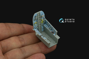 Intérieur imprimé en 3D et coloré sur papier décalcomanie Quinta Studio QDS-48480 Su-17M4/Su-22M4 (Hobby Boss) (Petite version) 1/48 – image 6