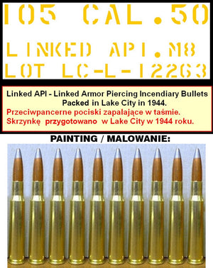 Maquette Master GM-35-064 Browning M2HB calibre .50 (12,7 mm) - Mitrailleuse M3 sur trépied - Seconde Guerre mondiale (avec boîte de munitions M2) 1/35 – imagen 7