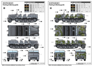 Trumpeter 09538 Sd.Kfz.8 (DB9) Tracteur d&amp;#39;artillerie demi-chenille 1/35 – image 4