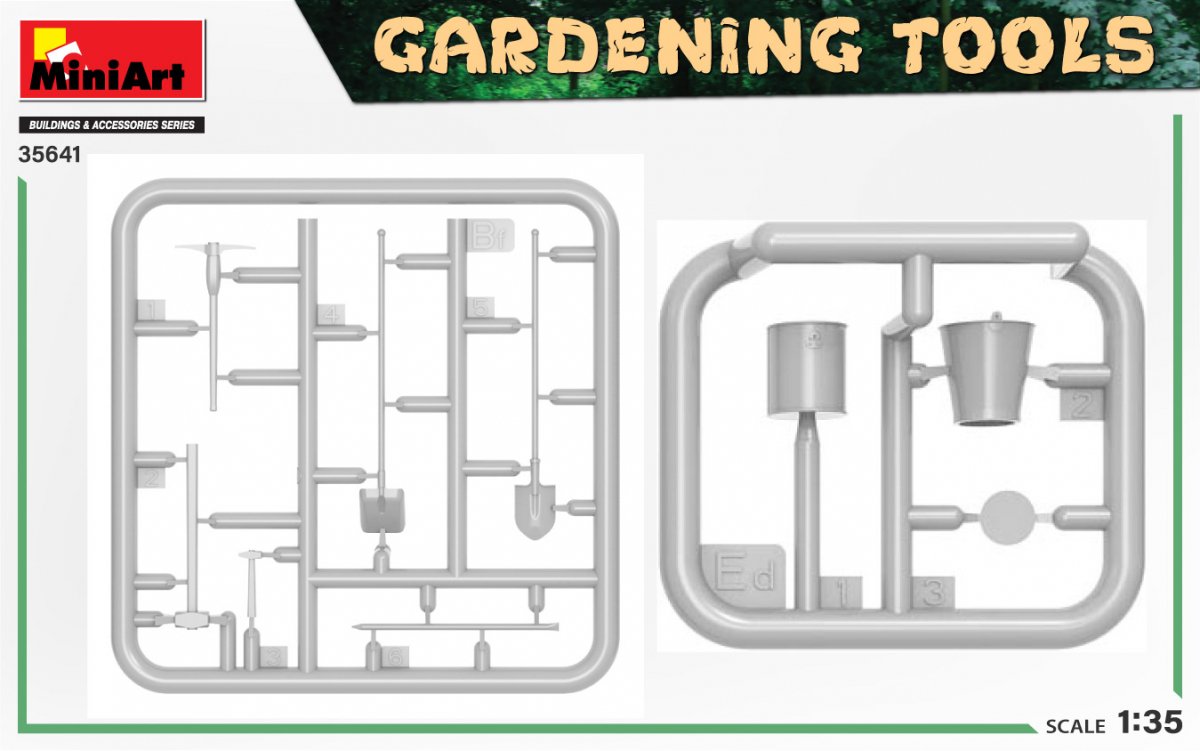 MiniArt 35641 OUTILS DE JARDINAGE 1/35  – immagine 3