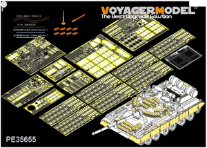 Maquette Voyager PE35655 Char de combat principal russe moderne T-80BVD (lanceur de fumée inclus) (Pour TRUMPETER 05581) 1/35