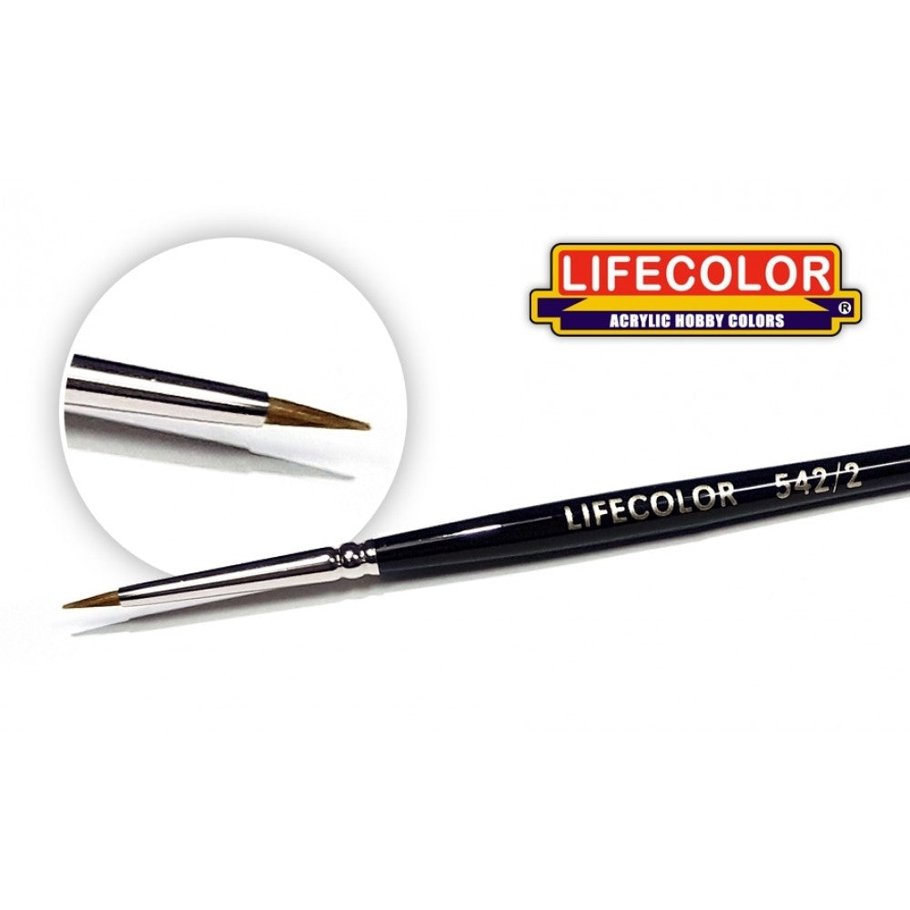 Brosse Marten à poils courts Lifecolor TA542/2 (2 unités)
