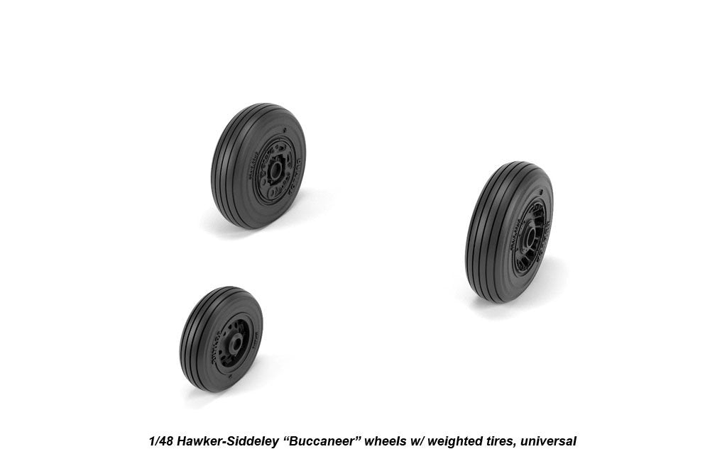 Roues du Hawker-Siddeley Buccaneer avec pneus lestés, Armory Models AW48409, échelle 1/48 – Bild 4