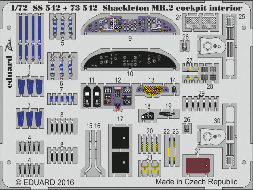 Eduard 73542 Shackleton MR.2 1/72 AIRFIX – imagen 2