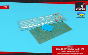 Armory Models 72443 ZSU-23-4V1 Shilka mod.1970 Canon automoteur antiaérien soviétique moderne 1/72 – image 16