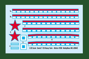 Hobby Boss 83842 Char lourd soviétique T-35 - Avant – image 4