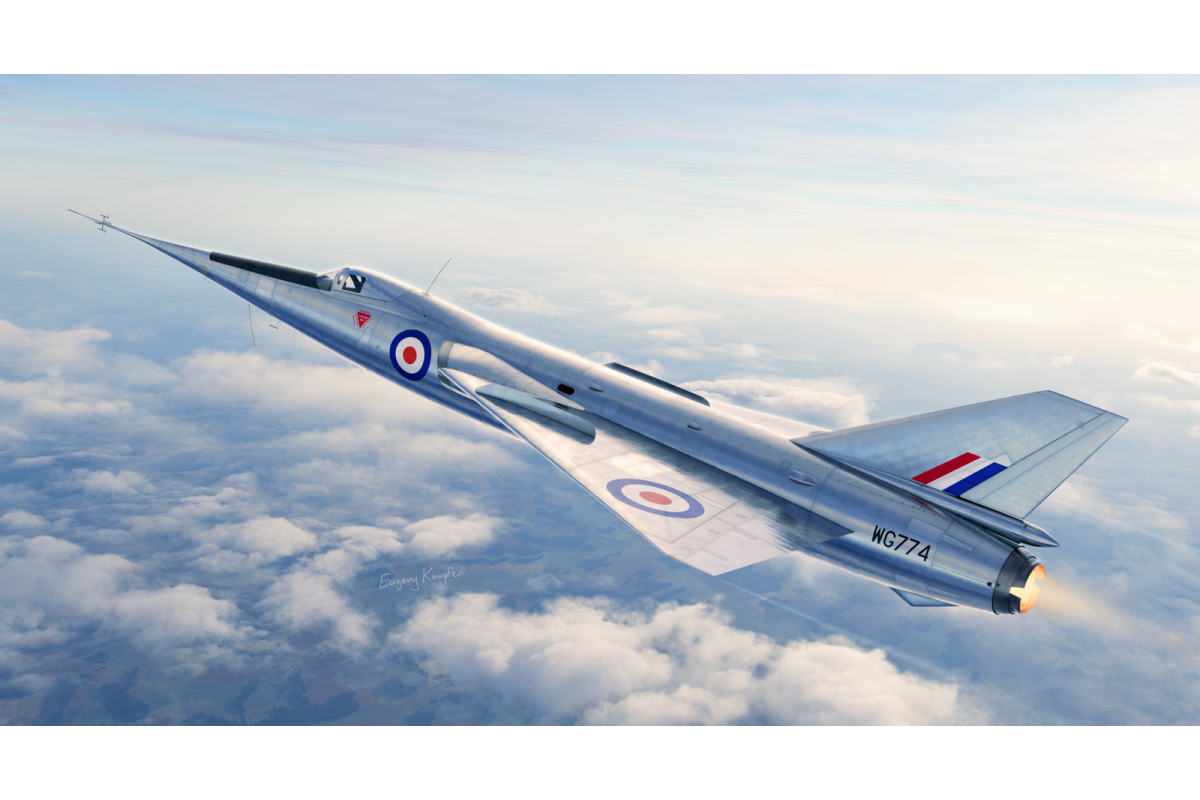 Dora Wings 72009 Fairey Delta 2, avion de recherche supersonique britannique, échelle 1/72 