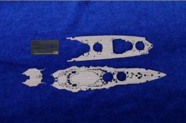 Maquette MK1 Design MD-70005 Pont en bois Ise pour Hasegawa (version tardive) 1/700