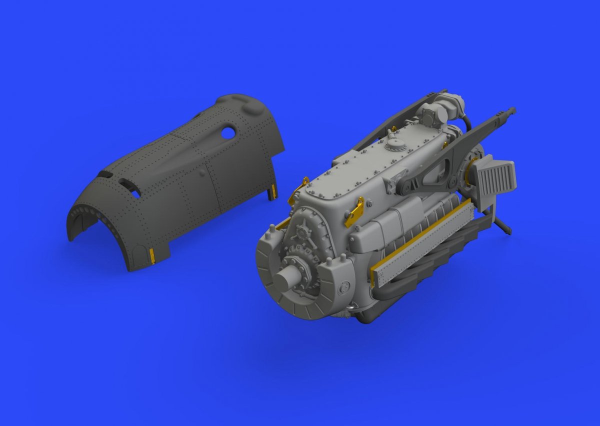 Eduard 648474 Bf 109E engine EDUARD 1/48 – zdjęcie 2