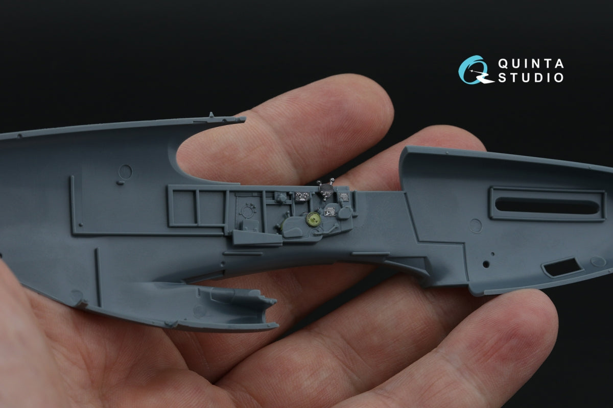 Intérieur imprimé en 3D et coloré sur papier décalcomanie Quinta Studio QD48533 P-51B/C Mustang Early (Eduard) 1/48 – immagine 5