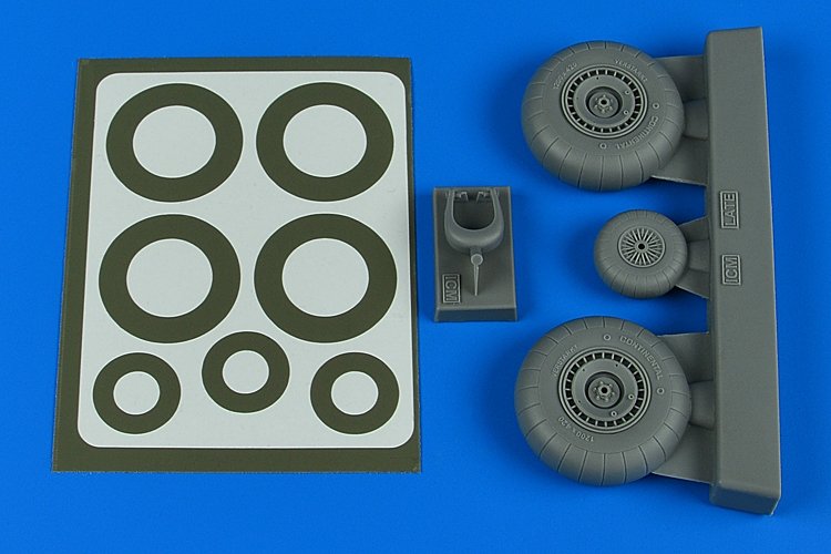 Roues et masques de peinture Aires 4804 Do 217N - fin A 1/48 ICM