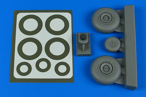Roues et masques de peinture Aires 4804 Do 217N - fin A 1/48 ICM