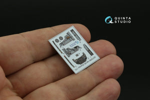 Intérieur imprimé en 3D et coloré sur papier décalcomanie Quinta Studio QD72056 Yak-9D (Zvezda) 1/72 – image 5