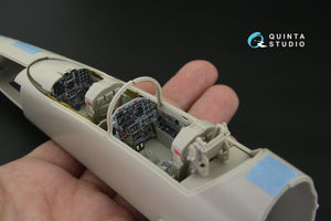 Intérieur coloré imprimé en 3D sur papier décalcomanie pour le F-5F de Quinta Studio QD32081 (pour kit KittyHawk) à l&amp;#39;échelle 1/32 – image 12