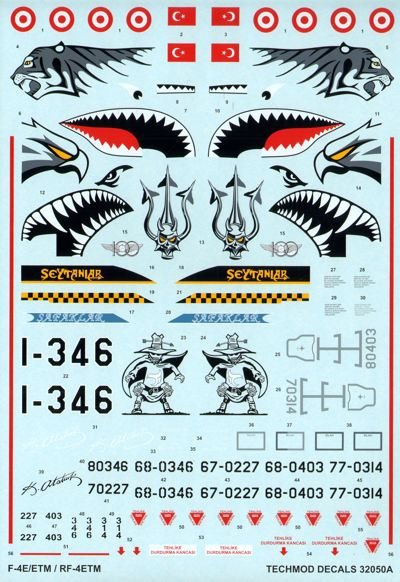 Techmod 32050 F-4E Phantom II 1/32