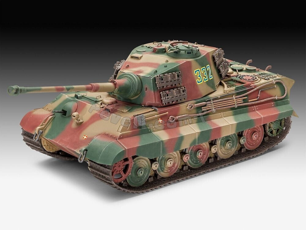 Revell 63249 Tiger II Ausf.B Henschel Tourelle, modèle 1/35 – image 3