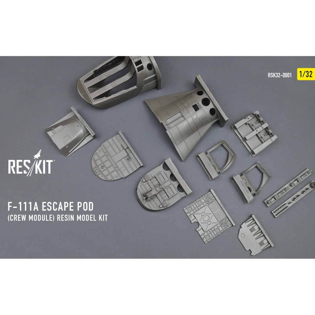 RESKIT RSK32-0001 F-111A Escape Pod (Crew Module) resin model kit 1/32