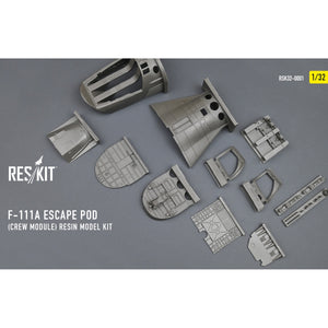 RESKIT RSK32-0001 F-111A Escape Pod (Crew Module) resin model kit 1/32
