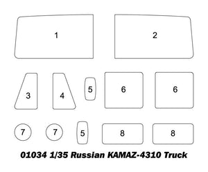 Trumpeter 01034 KAMAZ 4310 russe 1/35 – immagine 4