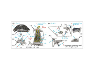 Intérieur coloré imprimé en 3D sur papier décalcomanie Quinta Studio QD48502 Bristol Bulldog Mk.II (Airfix) 1/48 – image 2