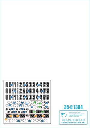 Star Decals 35-C1384 Wiking n° 5. 5. SS-Wiking dans le Caucase 1942-43. Pz III Ausf J canon court, Pz III Ausf J canon long et Pz III Ausf N. Échelle 1/35 – image 3