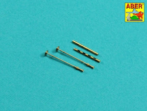 Aber A32019 Jeu de 2 canons pour mitrailleuses d&amp;#39;avion britanniques Browning .303 avec cache-flammes 1/32 – image 5