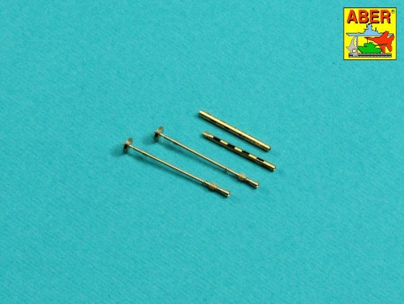 Aber A32019 Jeu de 2 canons pour mitrailleuses d&amp;#39;avion britanniques Browning .303 avec cache-flammes 1/32 – image 5