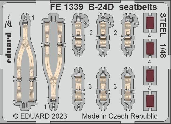 Eduard BIG49372 B-24D PARTIE I REVELL 1/48  – immagine 5