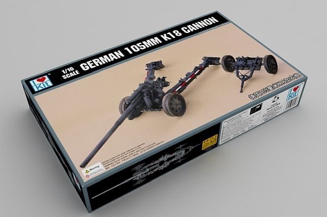 J&amp;#39;adore le kit 61601 Canon allemand K18 de 105 mm à l&amp;#39;échelle 1/16