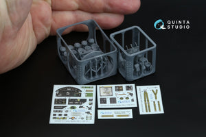 Quinta Studio QD+48574 Fairey Battle Mk.I Intérieur imprimé en 3D et coloré sur papier décalcomanie (Trumpeter) (avec pièces en résine imprimées en 3D) 1/48 – immagine 2