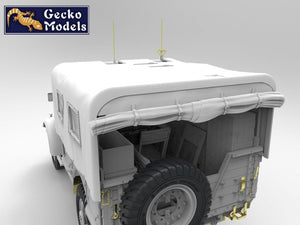 Maquette Gecko Models 35GM0061 Camion de commandement radio Bedford MWR FFW britannique de la Seconde Guerre mondiale, échelle 1/35 – imagen 4