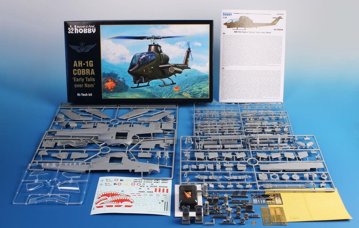 Kit de haute technologie Special Hobby 32082 AH-1G Cobra « Premiers vols au-dessus du Vietnam » au 1/32 – image 2
