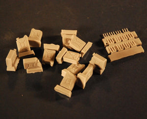 Panzer Art RE35-283 Bidons italiens de 20 litres (12 pièces) Seconde Guerre mondiale, échelle 1/35 – image 2