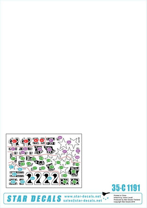 Star Decals 35-C1191 M4A3E8 Sherman 3 Guerre de Corée 1950-53 1/35  – Bild 2