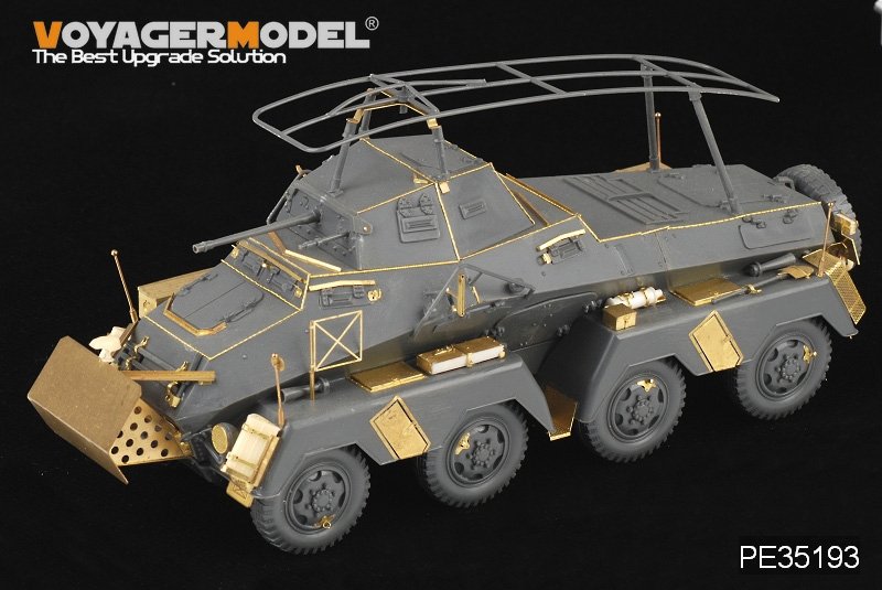 Maquette Voyager PE35193 Sd.Kfz.232 8 ROD allemand de la Seconde Guerre mondiale, version initiale, pour kit TAMIYA au 1/35 – image 4