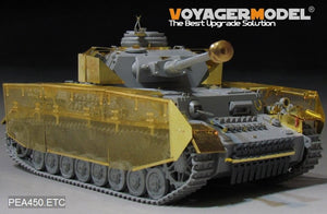 Voyager modèle PEA450 WWII allemand Pz.Kpfw.IV Ausf.J &amp;quot;Thoma Shields&amp;quot; treillis métallique schürzen (dernière production) (POUR Boder 35008) 1/35 – imagen 3