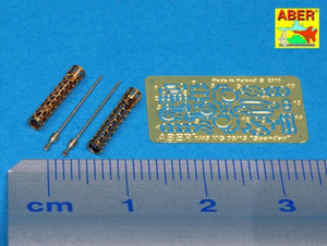 Aber A48 040 Ensemble de deux canons pour mitrailleuse d&amp;#39;avion allemande de 7,9 mm lMG 08/15 Spandau de la Première Guerre mondiale (1/48) – image 2