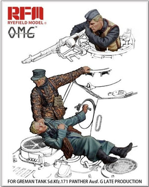 Ensemble de figurines Rye Field Model OM35001 pour Panther G Late 1/35