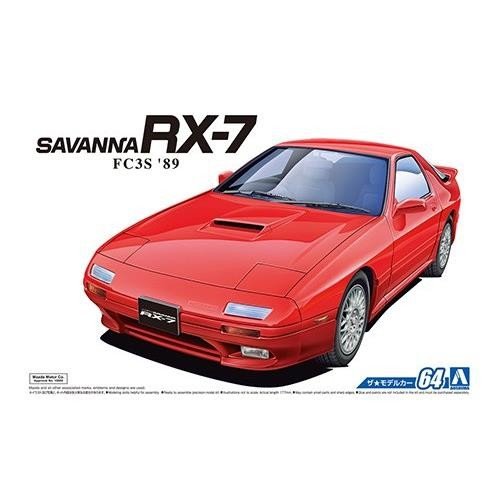 Aoshima 05549 MAZDA FC3S SAVANE RX-7 89 (1/24)